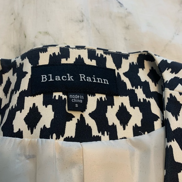 Cropped printed blazer - Picture 3 of 3